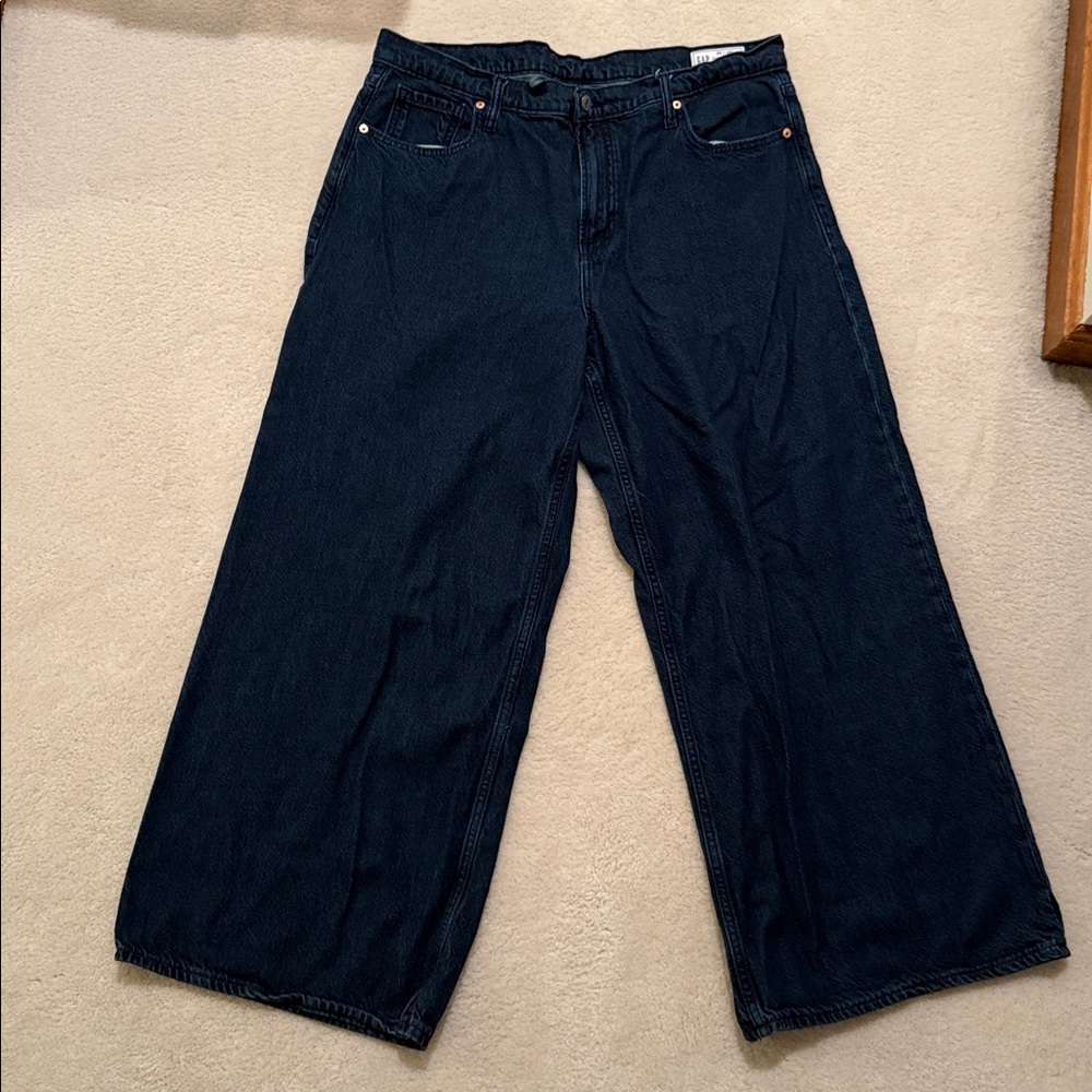 Gap current season mid rise baggy jeans